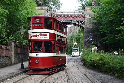 Tram Museum, Crich, Derbys, England