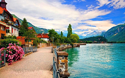 Lago Brienz-Suiza jigsaw puzzle