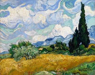 campo de trigo van gogh