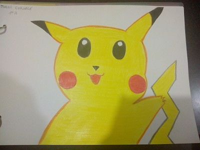 dibujo de pikachu