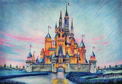Disney castle jigsaw puzzle