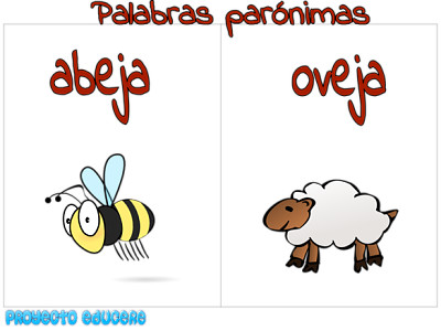 PALABRAS PARÃ“NIMAS jigsaw puzzle