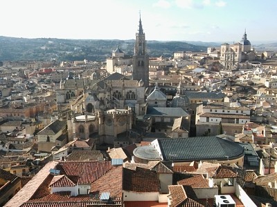 Los techos de Toledo jigsaw puzzle