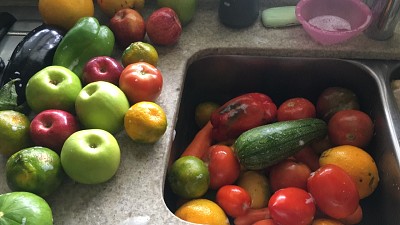 Frutas y verduras en cuarentena
