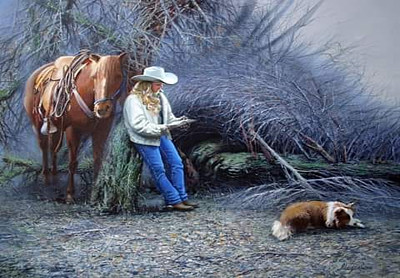 mujer vaquera