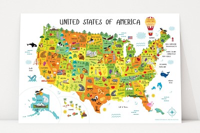 פאזל של US Kids Map