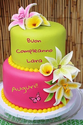 Ã¨ una torta di compleanno