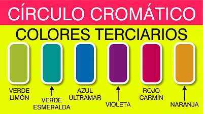 COLORES TERCIARIOS CMYK