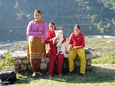 Family in the Himalaya