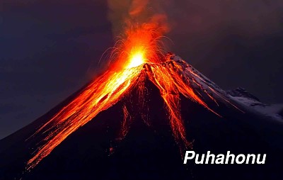 פאזל של vulcÃ£o Puhahonu