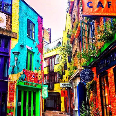Neal 's Yard-Covent Garden(Londres)