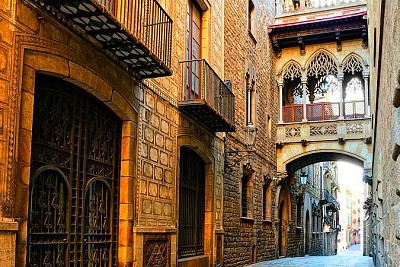 Barrio GÃ³tico-Barcelona jigsaw puzzle