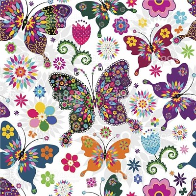 פאזל של Mariposas Multicolores