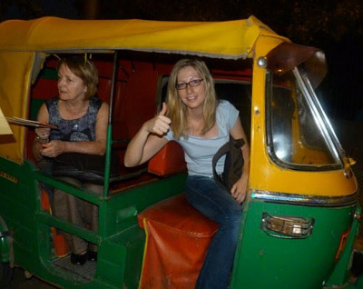 Jan   Friend in a Tuk-Tuk in India jigsaw puzzle