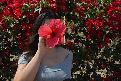 פאזל של A menina e a flor