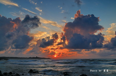 Sun raise in Taiwan