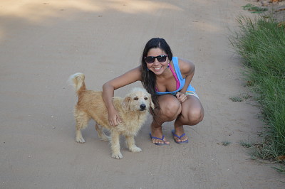 Girl and Dog