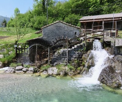 פאזל של tramonti di sotto mulino ad acqua