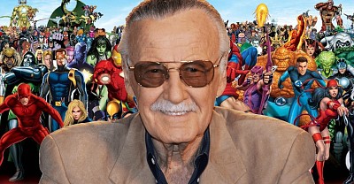 פאזל של stan lee y todos los heroes