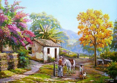 442. Paisaje rural jigsaw puzzle