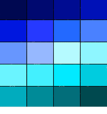 Paleta azul jigsaw puzzle