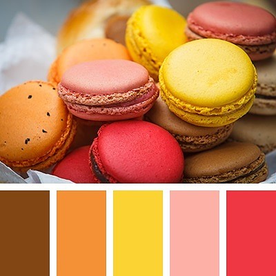 Macarons Com Paleta