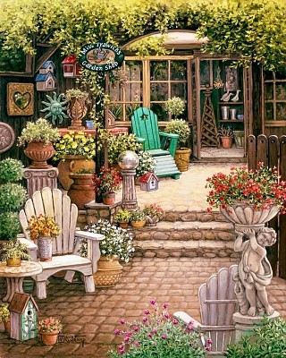 Garden jigsaw puzzle