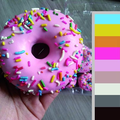 Donut Com Paleta jigsaw puzzle