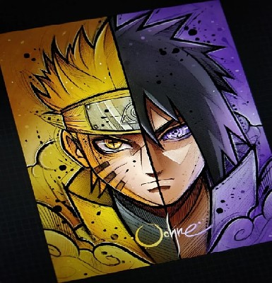 Naruto Sasuke Anime Love Amor Yaoi puzzle