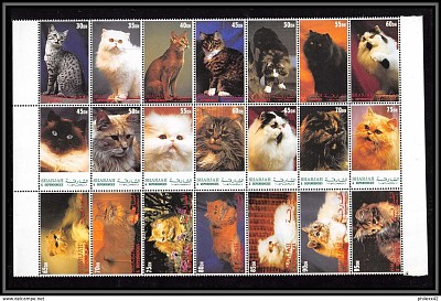 timbres de chats