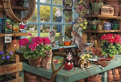 Gardening jigsaw puzzle