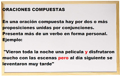 ORACIÃ“N COMPUESTA