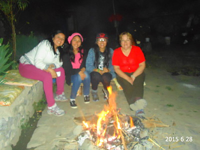 la quebrada noche de fogata