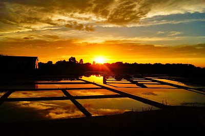 Coucher de soleil sur OlÃ©ron