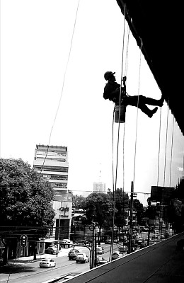 Trabajando en las alturas