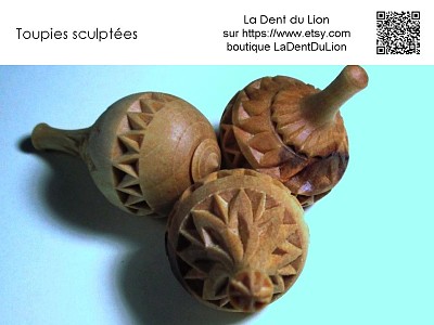 Toupies sculptÃ©es, La Dent du Lion jigsaw puzzle