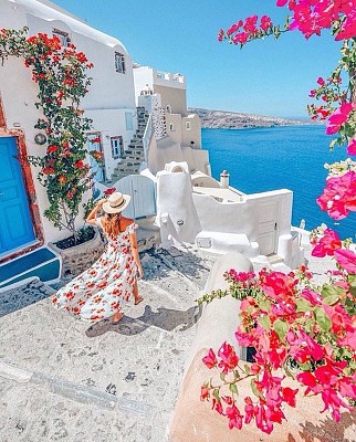 פאזל של Grecia Santorini