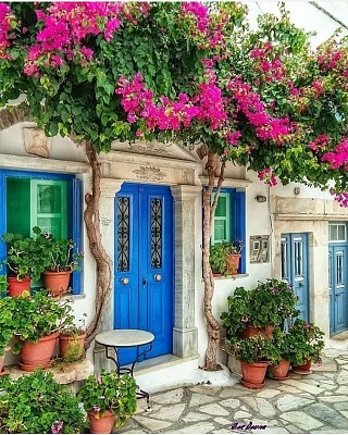 פאזל של Grecia Santorini casa