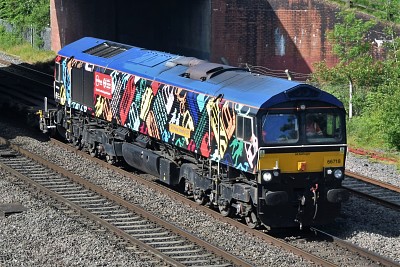 פאזל של Class 66 Train, Banbury, England