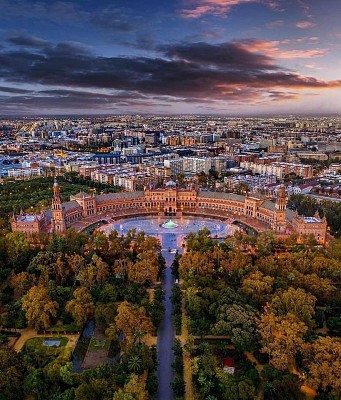 plaza espaÃ±a sevilla jigsaw puzzle