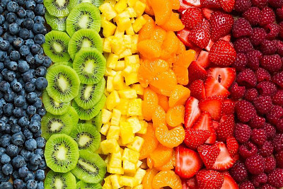 פאזל של Rainbow fruit
