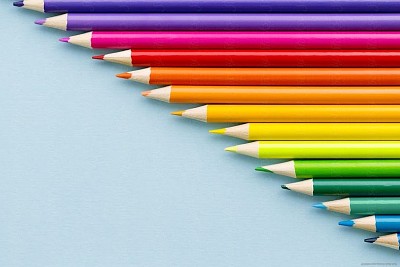 Rainbow pencils