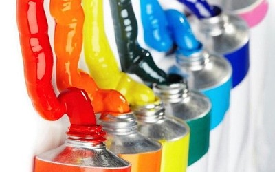 Rainbow paints