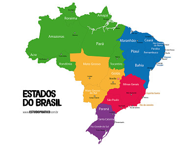 Mapa PolÃ­tico do Brasil