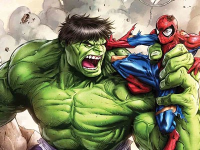 פאזל של SPIDERMAN VS HULK