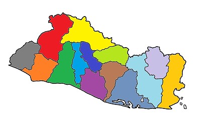 Mapa de El Salvador jigsaw puzzle