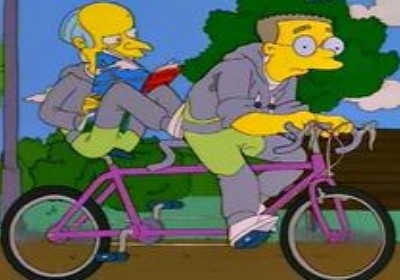 los simpsons seÃ±or berns y smithers