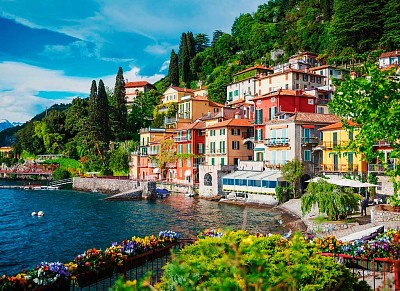 פאזל של Lago Como-Italia