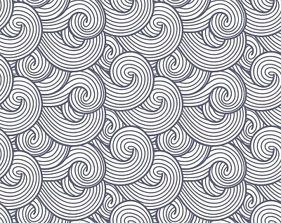 Abstract wind texture, sea, ocean and river vector