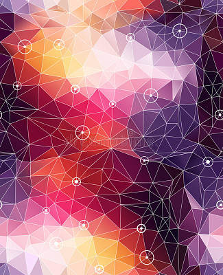 Seamless abstract triangle colorful pattern